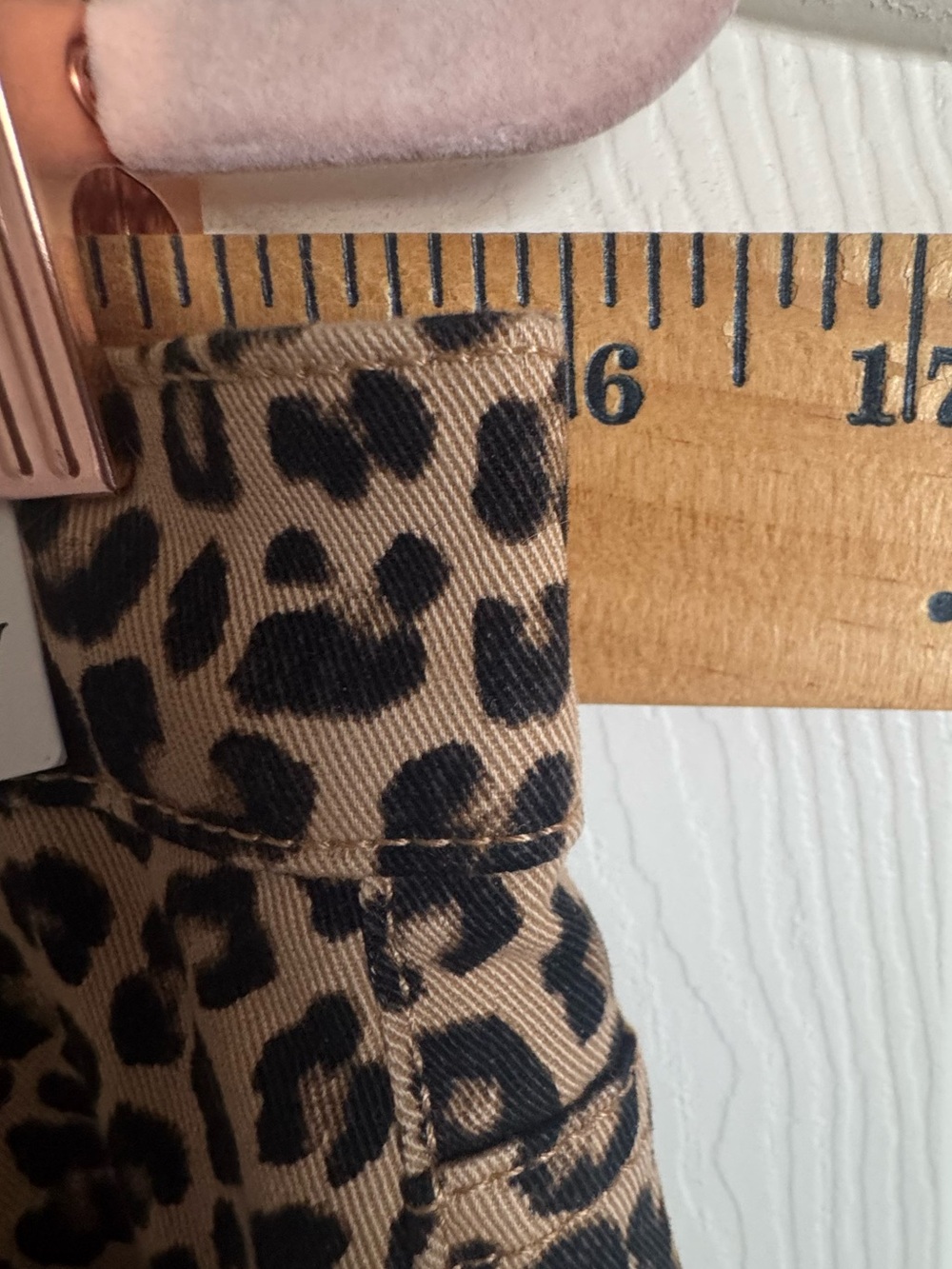 New! J. Crew Straight-leg chino pant in leopard print - Picture 6 of 9